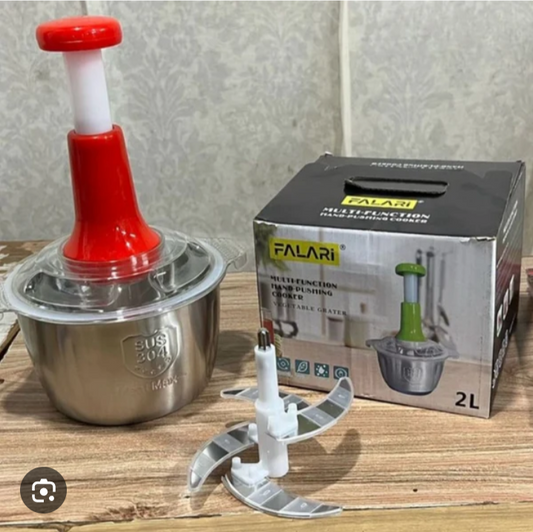 Multi Functional hand Pull Food Chopper Manual Vegetables and Meat Dicer
