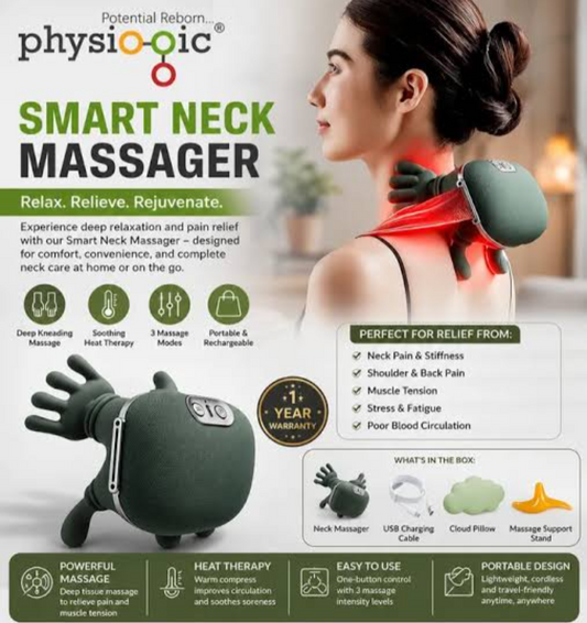 Nack and Back Massage 2heat Functional Nack, Back, and Legetc