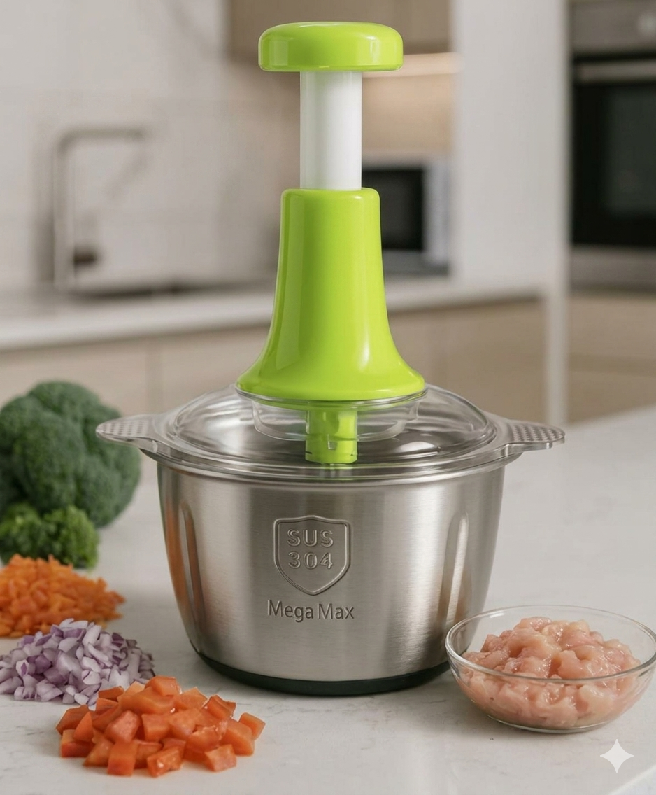 Multi Functional hand Pull Food Chopper Manual Vegetables and Meat Dicer